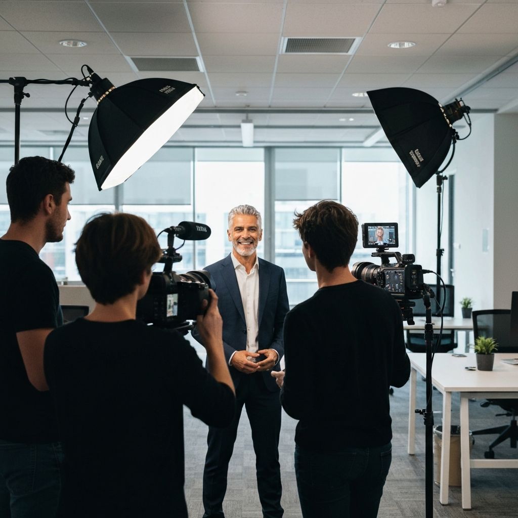 Rekrutteringsvideo illustrasjon - profesjonell videoproduksjon